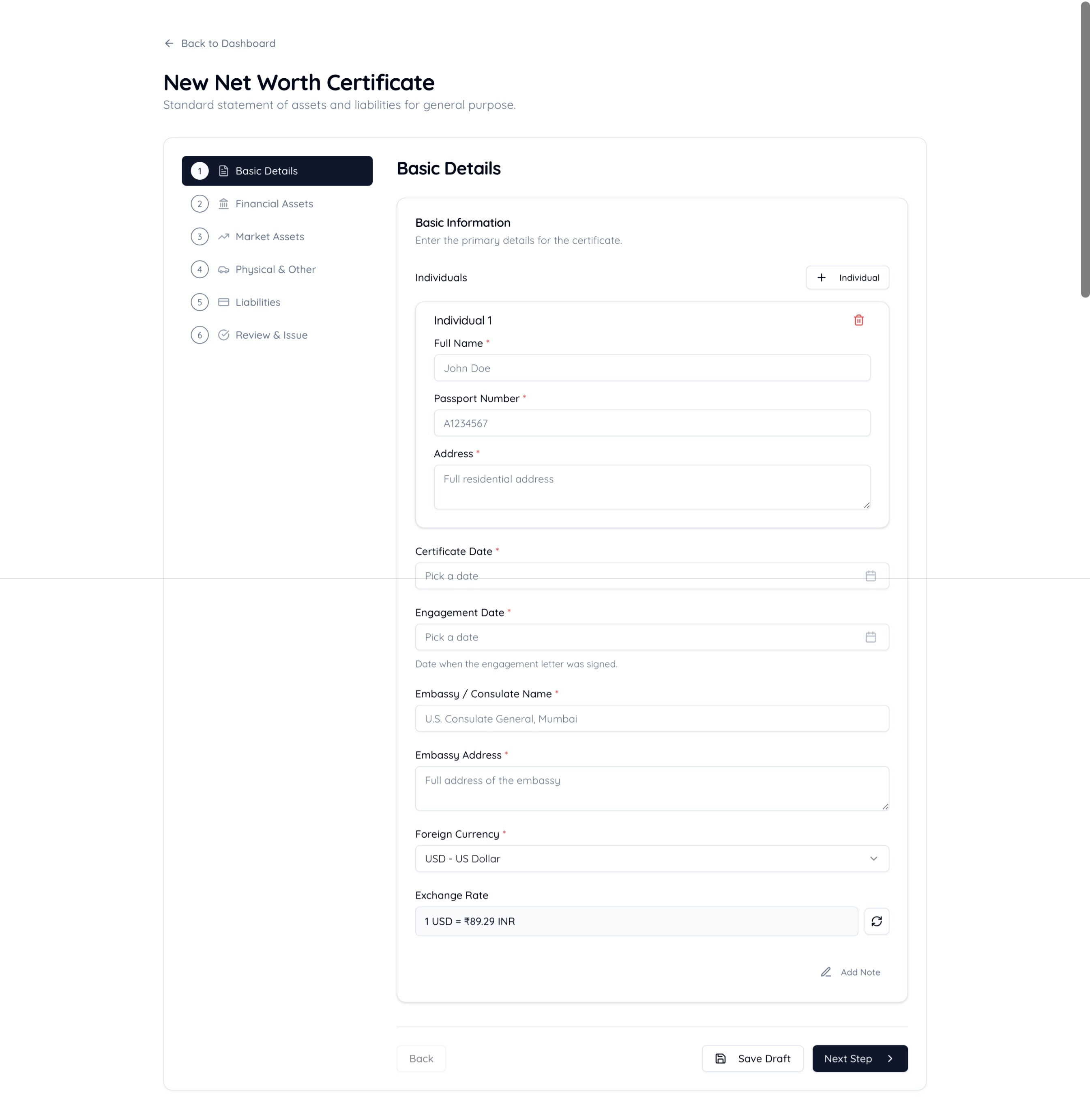 Opticertificate Dashboard
